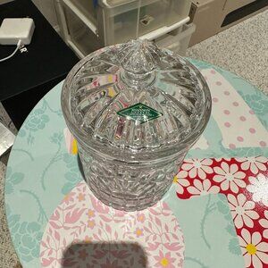 NEW Vintage Shannon Freedom Biscuit Crystal Jar